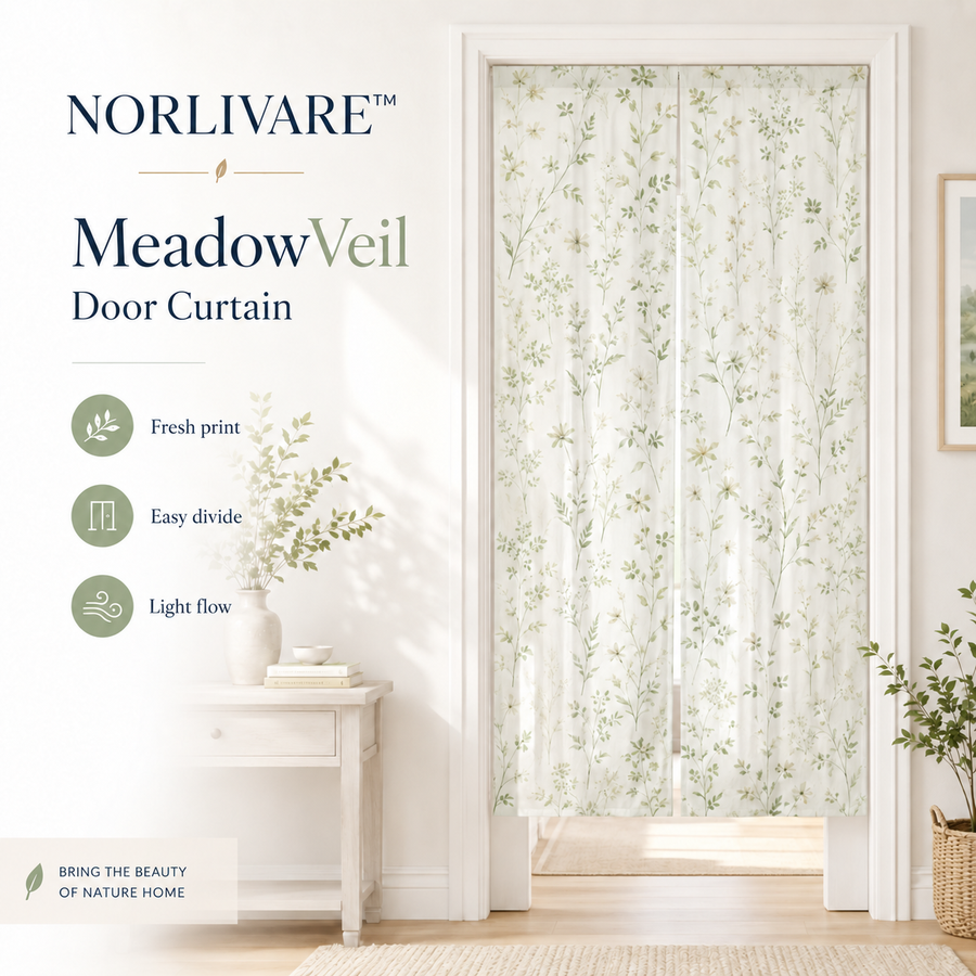 NORLIVARE™ MeadowVeil Door Curtain