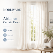 NORLIVARE™ AirLinen Curtain Panels