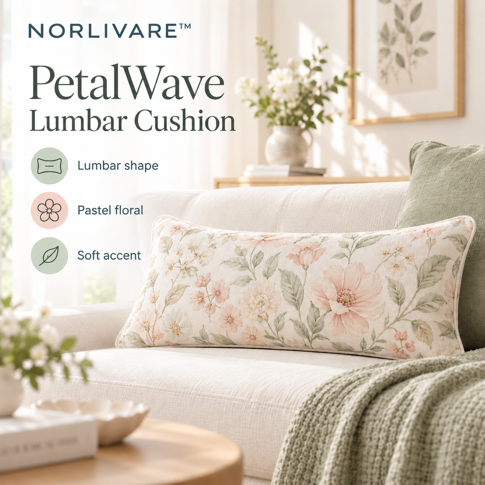 NORLIVARE™ PetalWave Lumbar Cushion