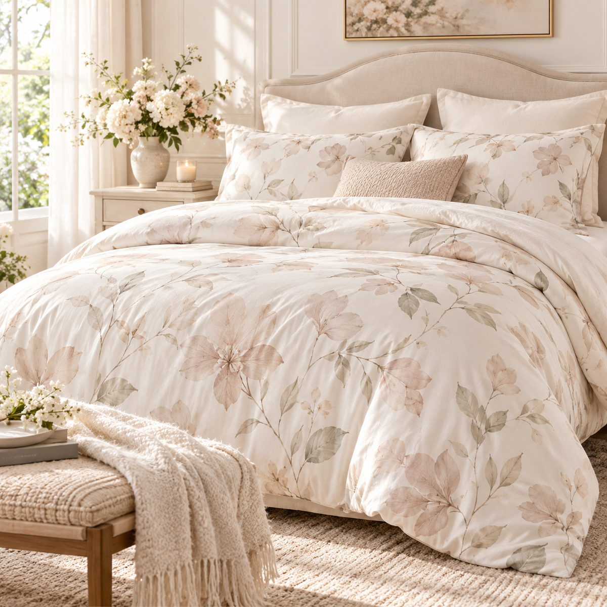NORLIVARE™ BreezePetal Duvet Cover