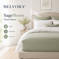 MELVORA™ SageBloom Fitted Sheet