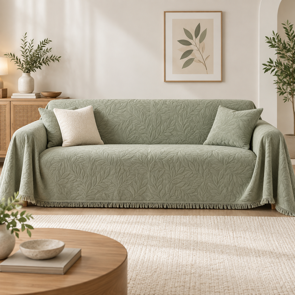 MELVORA™ SoftLeaf Sofa Cover